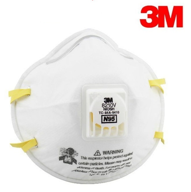 8210VCN N95 颗粒物防护口罩（带呼气阀）